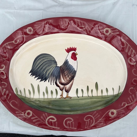 Rooster Platter - Picture 1 of 2